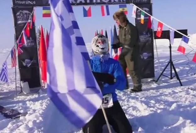 Έλληνας γιατρός ο νικητής του απαιτητικού Μαραθωνίου στο Βόρειο Πόλο -Στους -33 η θερμοκρασία